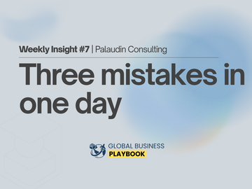 Three mistakes in one day